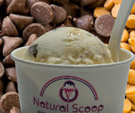 Butter Scotch Flavor Ice Cream