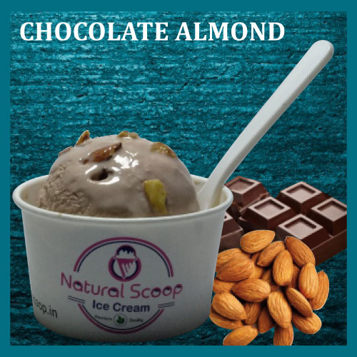 Chocolate Almond ice cream