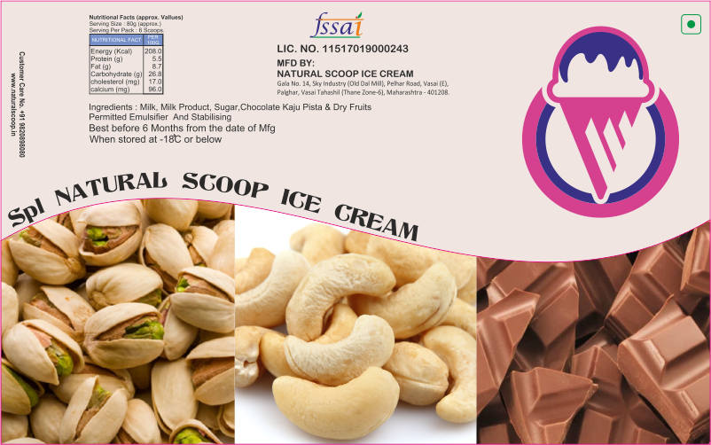 Special Natural Scoop Ice Cream