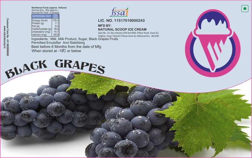 Black Grapes Ice Cream