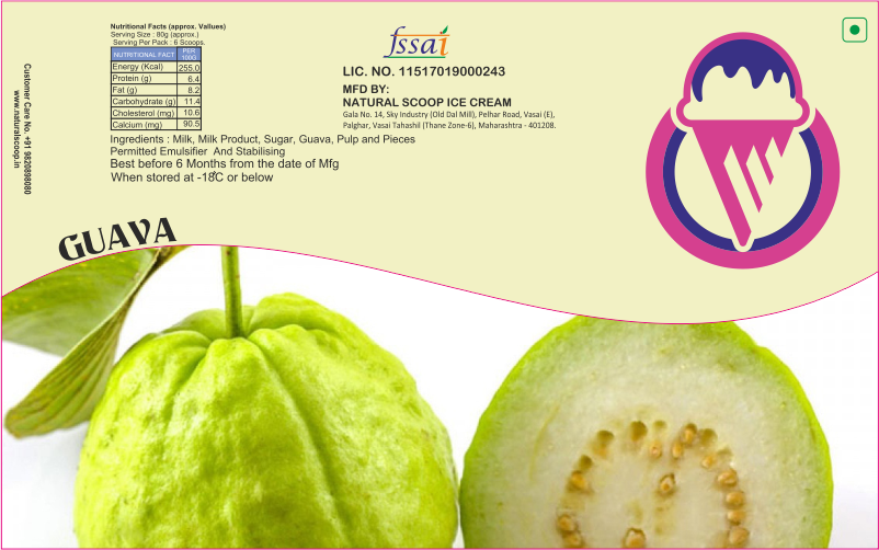 Guava Flavor Ice Cream