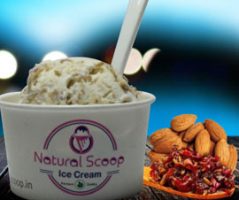 Gulkand Badam Flavor Ice Cream