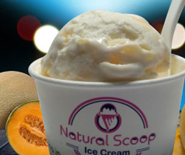Muskmelon Flavor Ice Cream