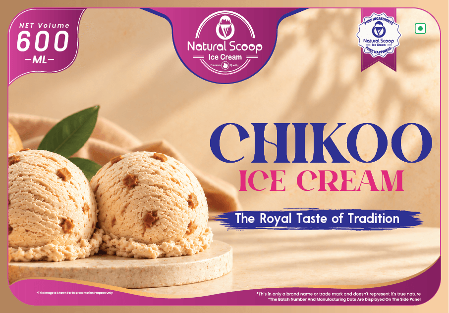 Chiku ice cream, 600 ml