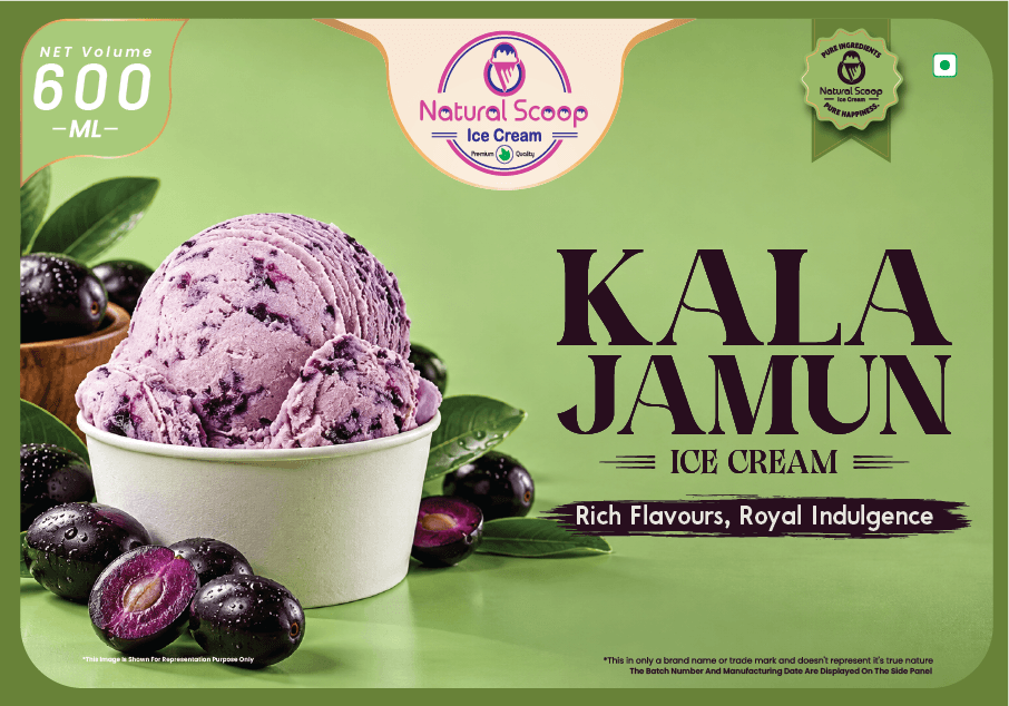 Kala Jamun ice cream, 600 ml