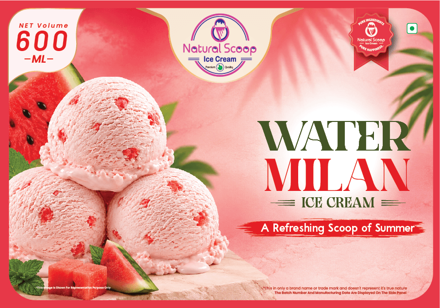 Water Milan ice cream, 600 ml