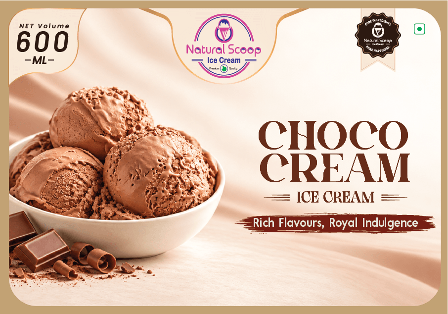 CHOCO CREAM ice cream, 600 ml