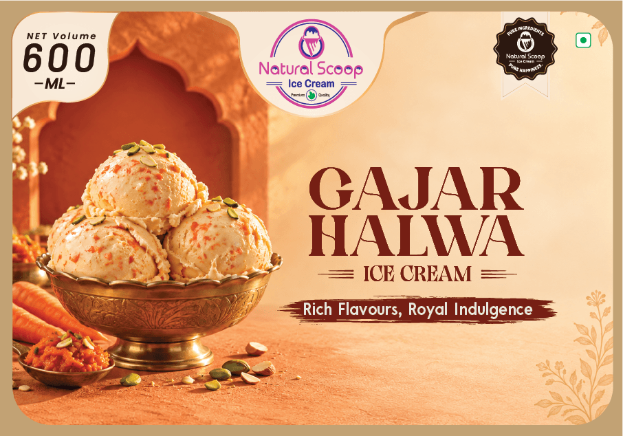 GAJAR HALWA ice cream, 600 ml