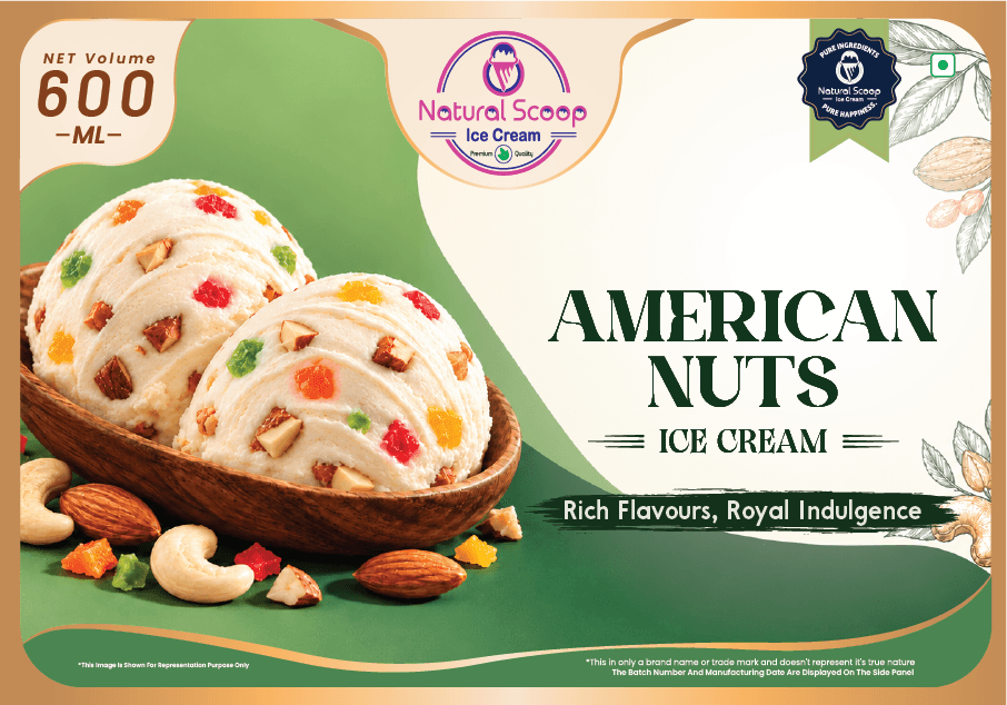 AMERICAN NUT ice cream, 600 ml