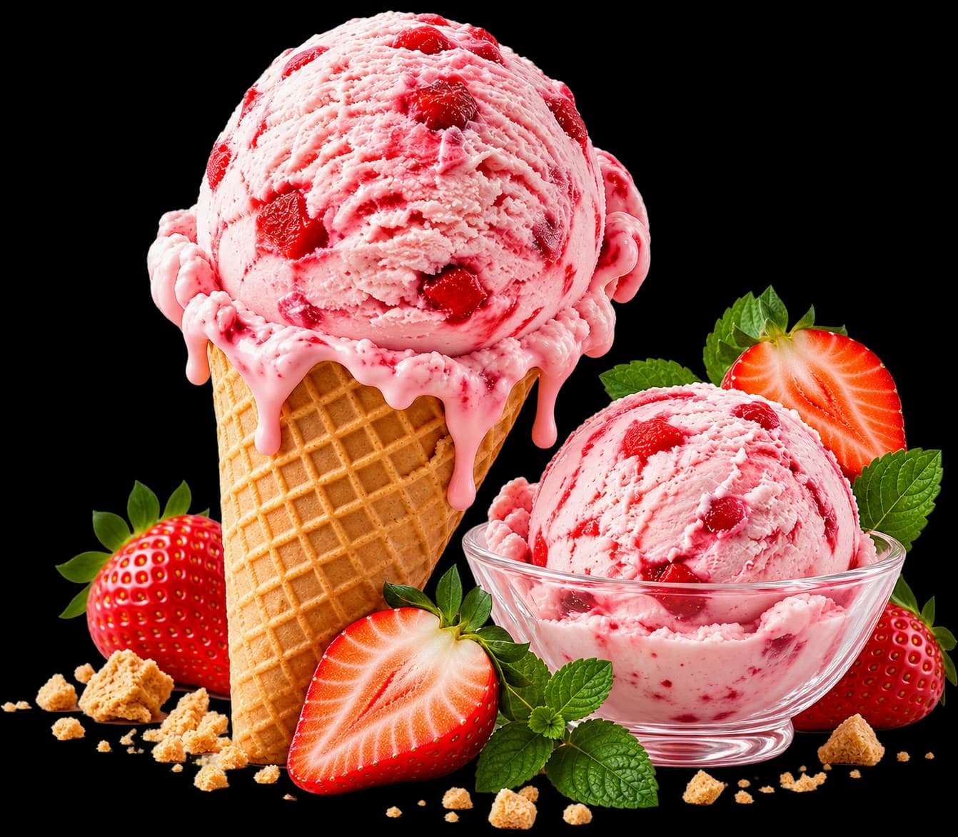 Premium ice cream made with care and attention to quality