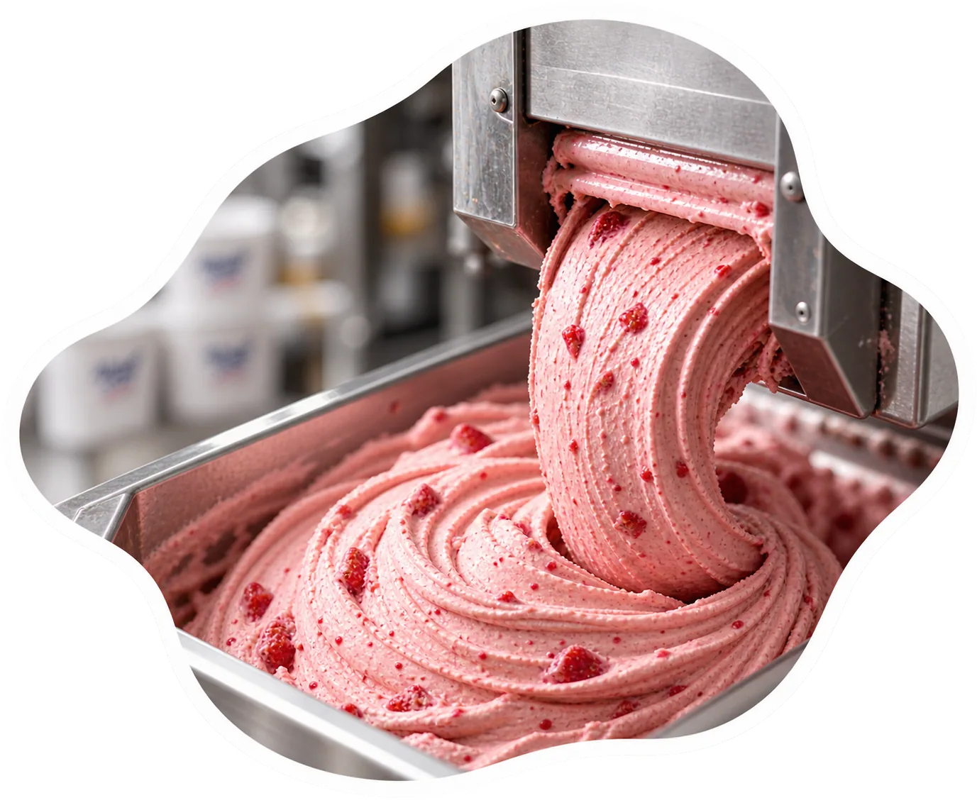 CRAFT — Natural Scoop strawberry ice cream process